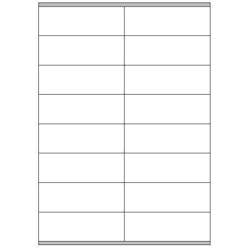 MEGASTAR CONF 1600 ETICHETTE ADESIVE 105X36 mm BIANCO OPACO